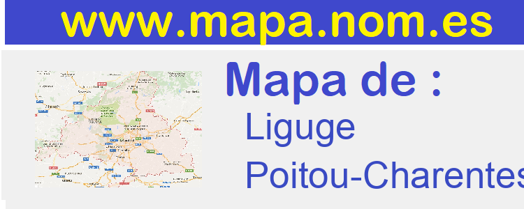 mapa de  Liguge