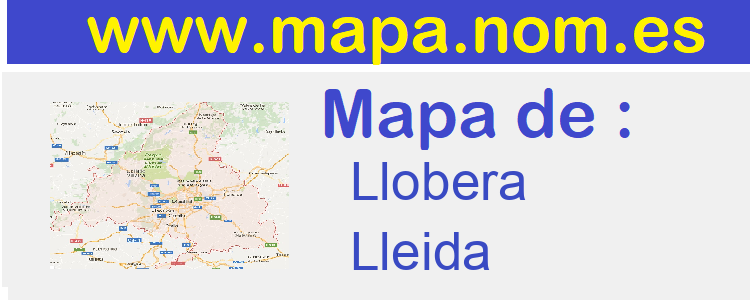 mapa de  Llobera