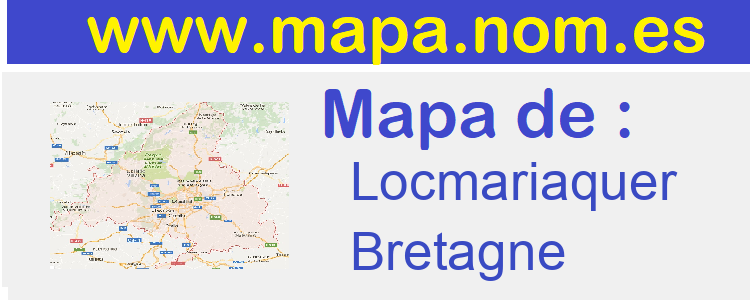 mapa de  Locmariaquer
