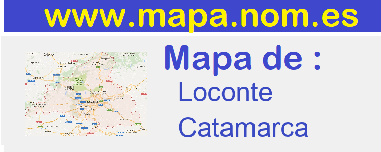 mapa de  Loconte