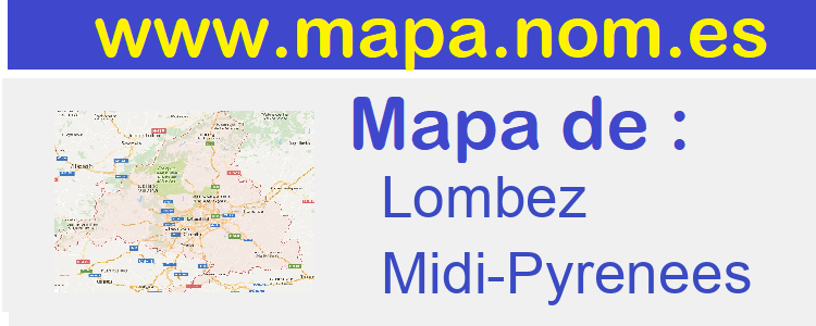mapa de  Lombez