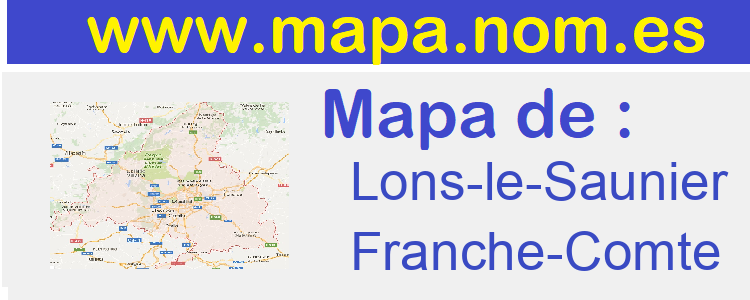mapa de  Lons-le-Saunier