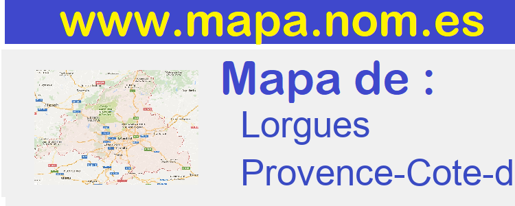 mapa de  Lorgues