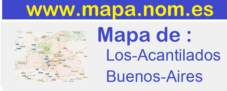 mapa de  Los-Acantilados