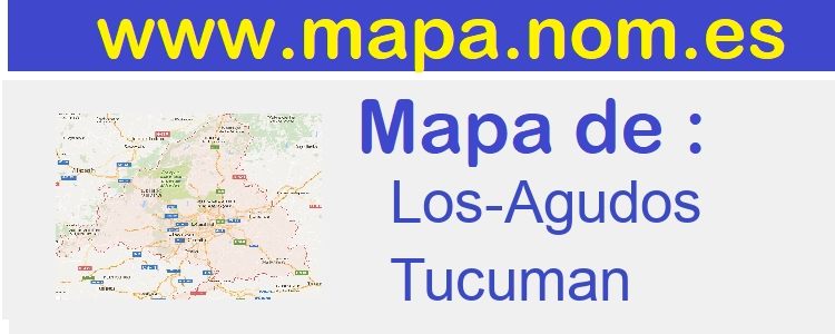 mapa de  Los-Agudos