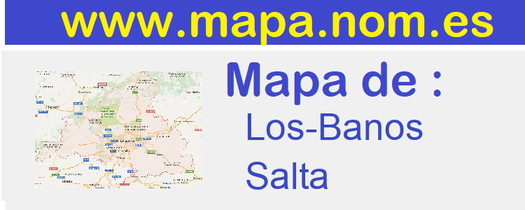 mapa de  Los-Banos
