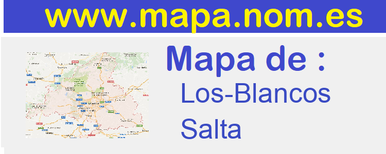 mapa de  Los-Blancos