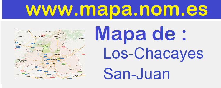 mapa de  Los-Chacayes