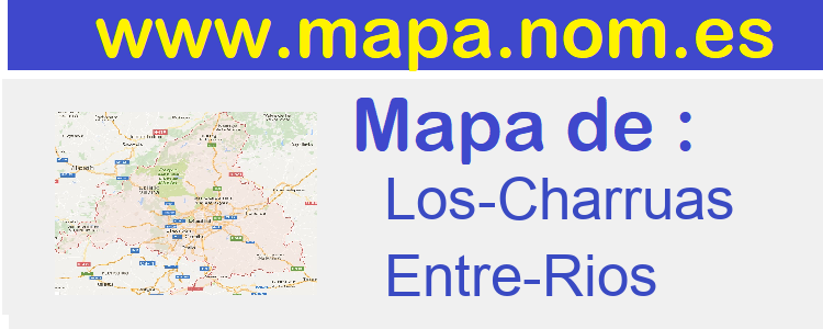 mapa de  Los-Charruas