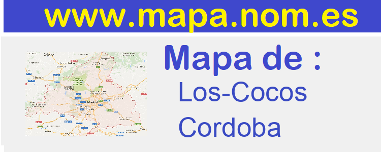 mapa de  Los-Cocos