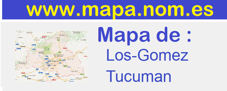 mapa de  Los-Gomez