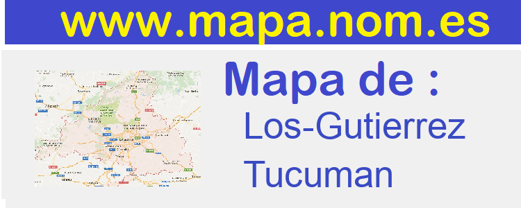 mapa de  Los-Gutierrez