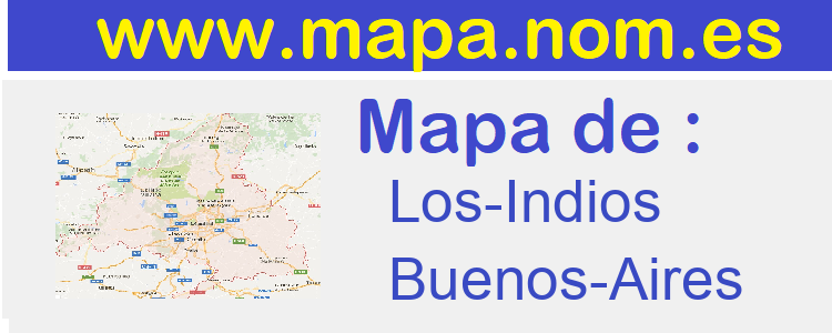 mapa de  Los-Indios