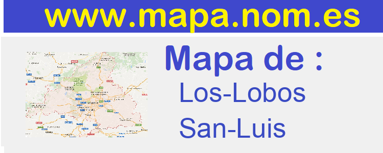 mapa de  Los-Lobos