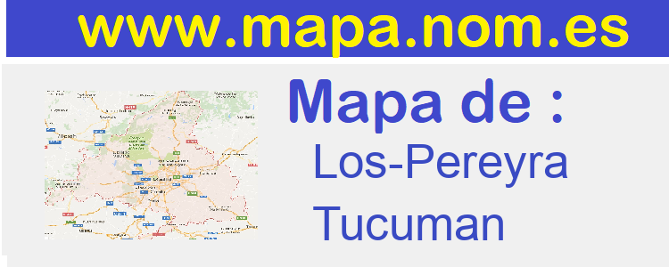 mapa de  Los-Pereyra