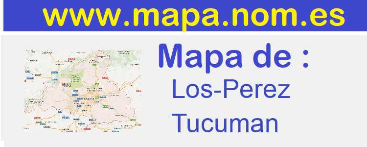 mapa de  Los-Perez