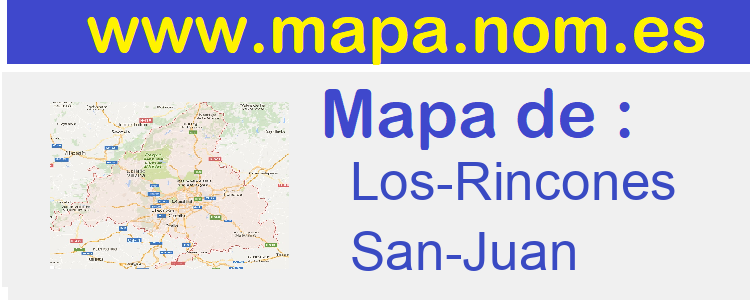 mapa de  Los-Rincones