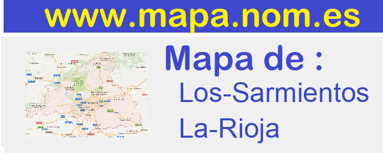 mapa de  Los-Sarmientos