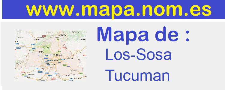 mapa de  Los-Sosa