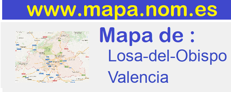 mapa de  Losa-del-Obispo