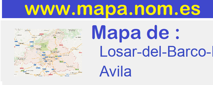 mapa de  Losar-del-Barco-El
