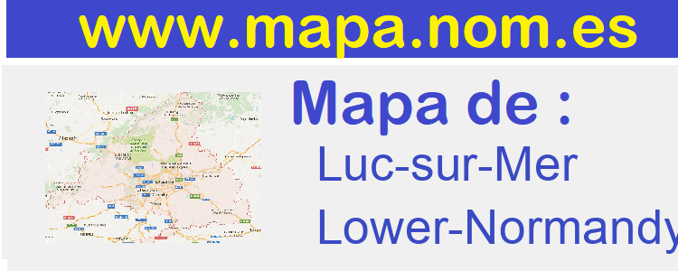 mapa de  Luc-sur-Mer