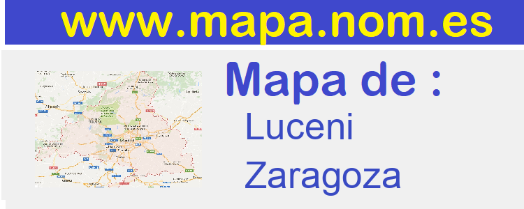 mapa de  Luceni