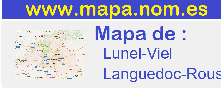 mapa de  Lunel-Viel