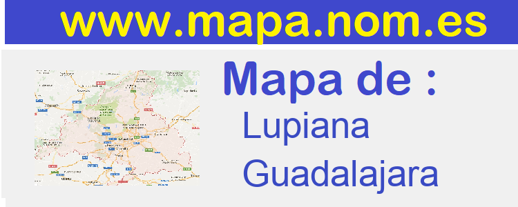mapa de  Lupiana