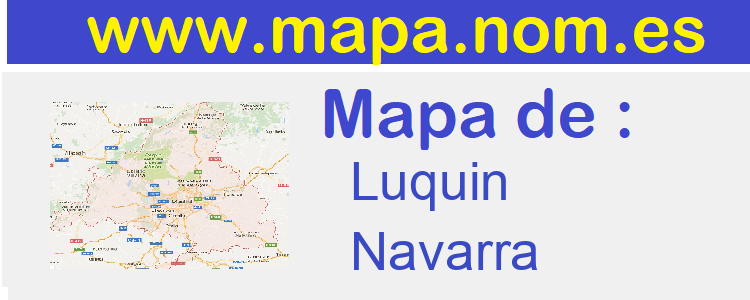 mapa de  Luquin