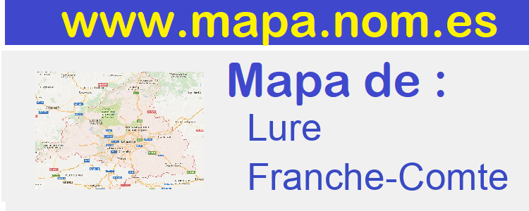 mapa de  Lure