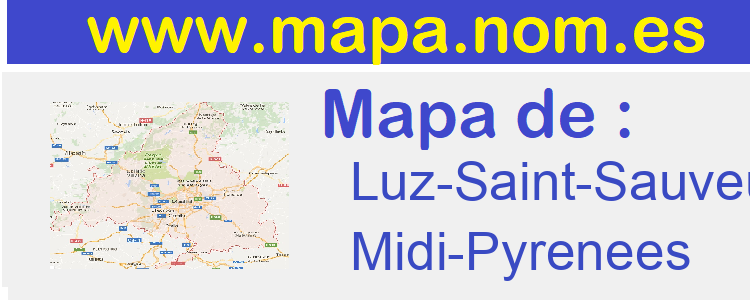 mapa de  Luz-Saint-Sauveur