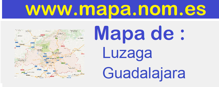 mapa de  Luzaga