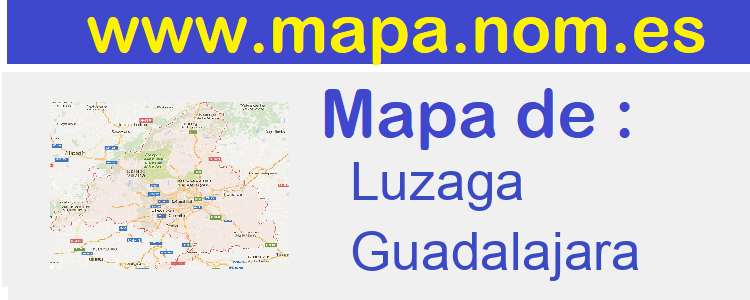 mapa de  Luzaga