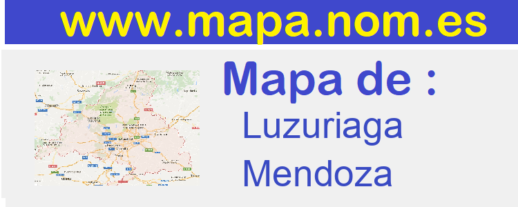 mapa de  Luzuriaga