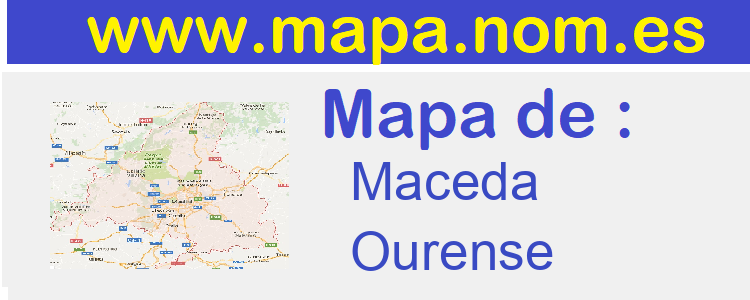 mapa de  Maceda