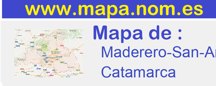 mapa de  Maderero-San-Antonio