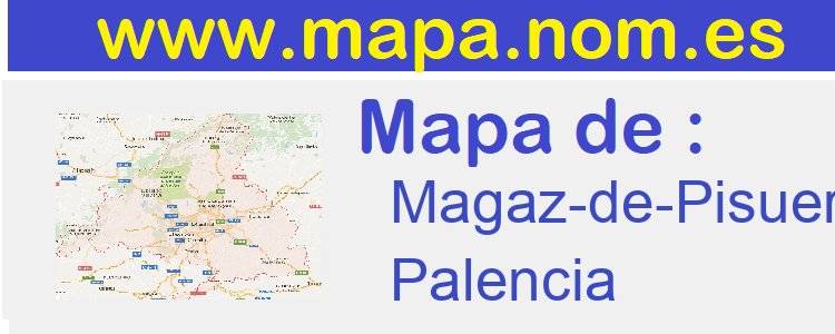 mapa de  Magaz-de-Pisuerga