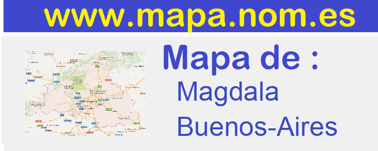 mapa de  Magdala