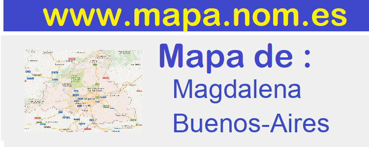 mapa de  Magdalena