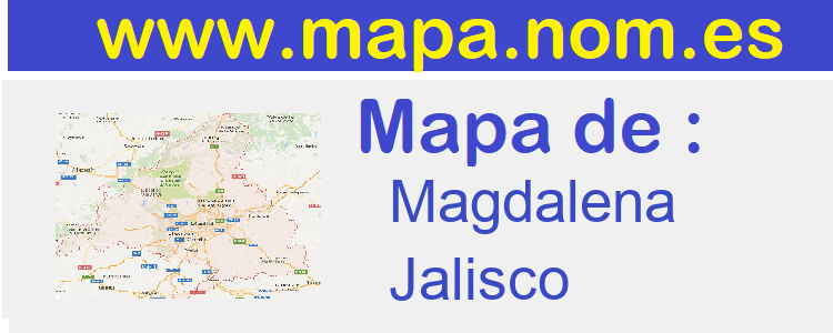 mapa de  Magdalena