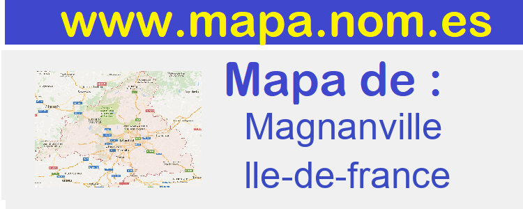 mapa de  Magnanville