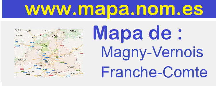 mapa de  Magny-Vernois
