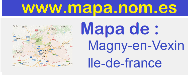 mapa de  Magny-en-Vexin