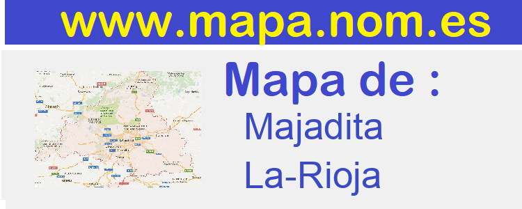 mapa de  Majadita