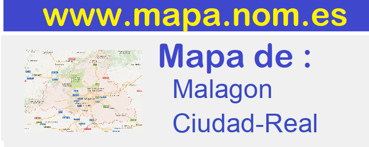 mapa de  Malagon
