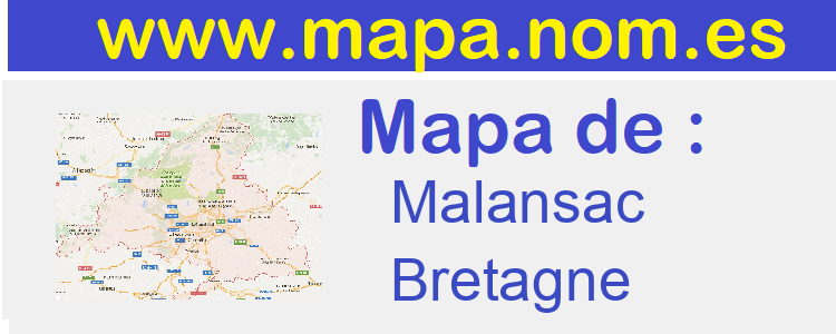 mapa de  Malansac