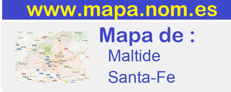 mapa de  Maltide