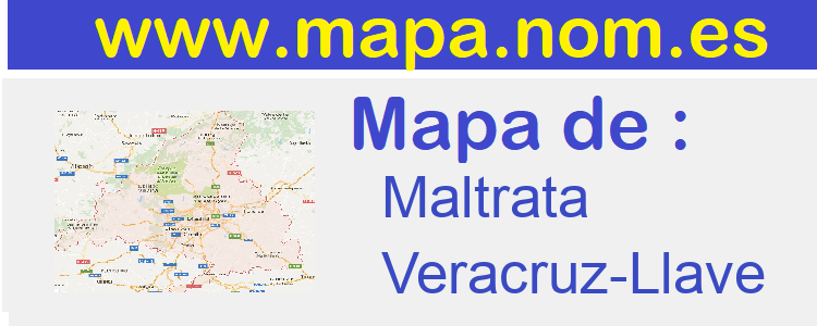 mapa de  Maltrata