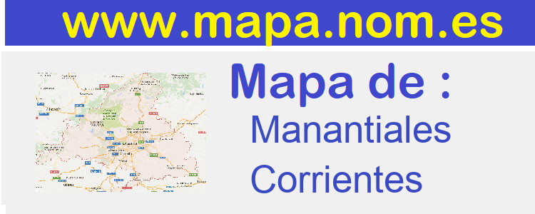mapa de  Manantiales
